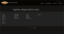 Desktop Screenshot of caprimo.com